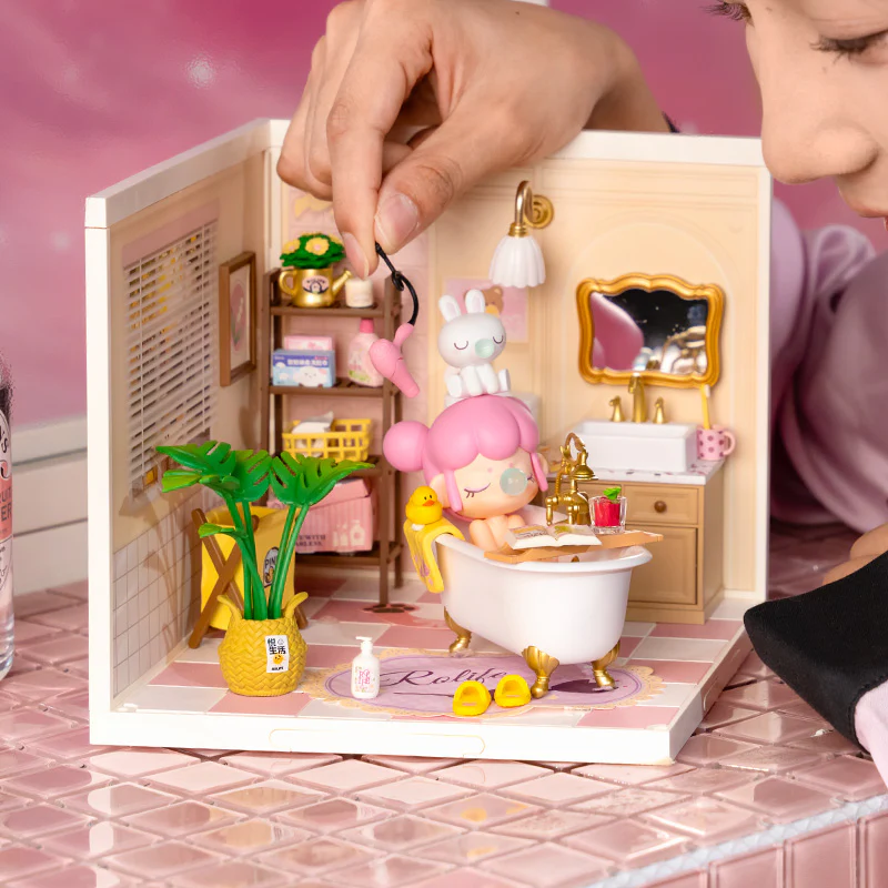 Rolife Super Creator 3 in 1 L Shape DIY Miniature House - Image 8