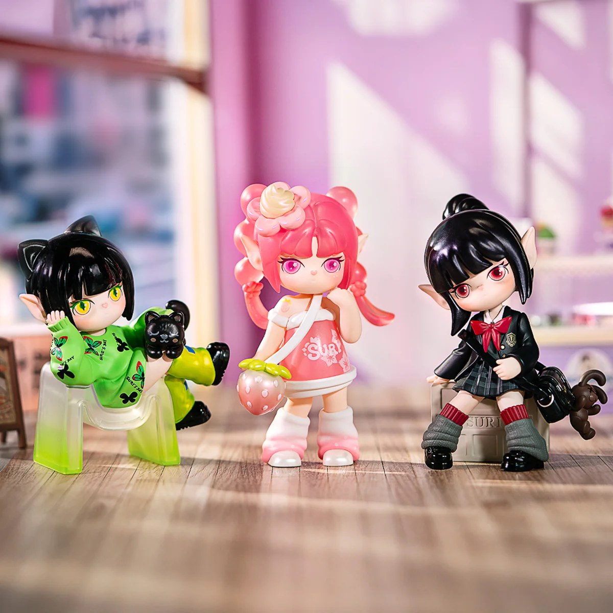 Rolife Suri's Colorful Girls Surprise Figure Dolls SKXX - Image 6
