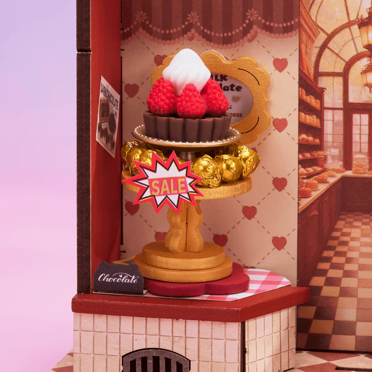 Rolife Sweet Chocolate Shop DIY Miniature House DS046 - Image 5