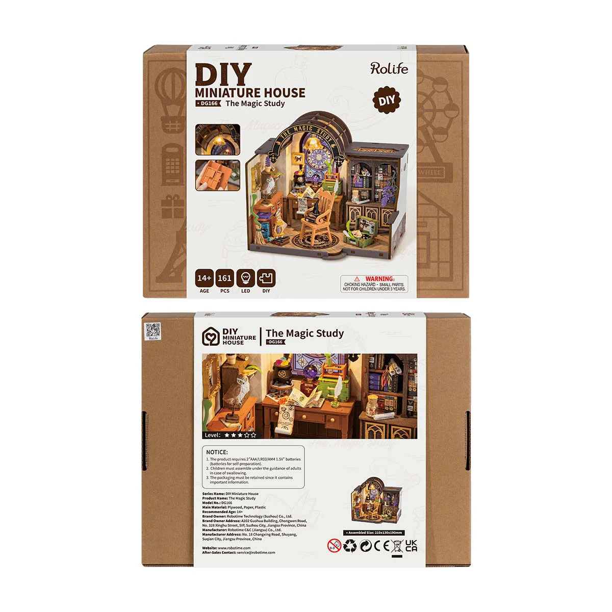 Rolife The Magic Study DIY Miniature House DG166 - Image 7