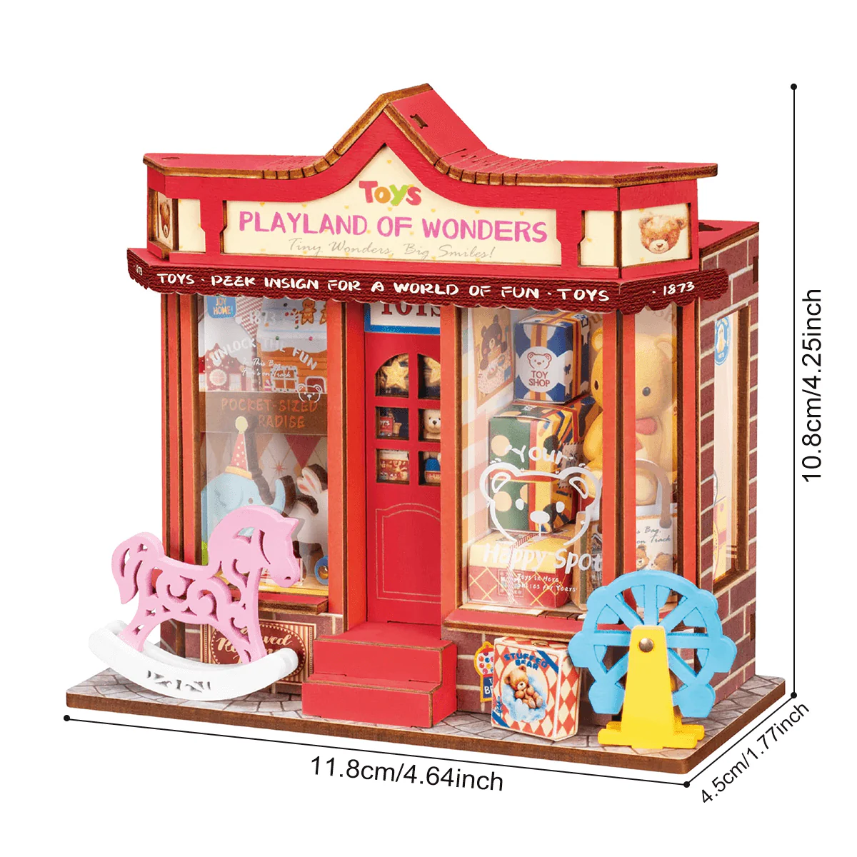 Rolife Whimsy Toy Shop DIY Miniature House DS044 - Image 6