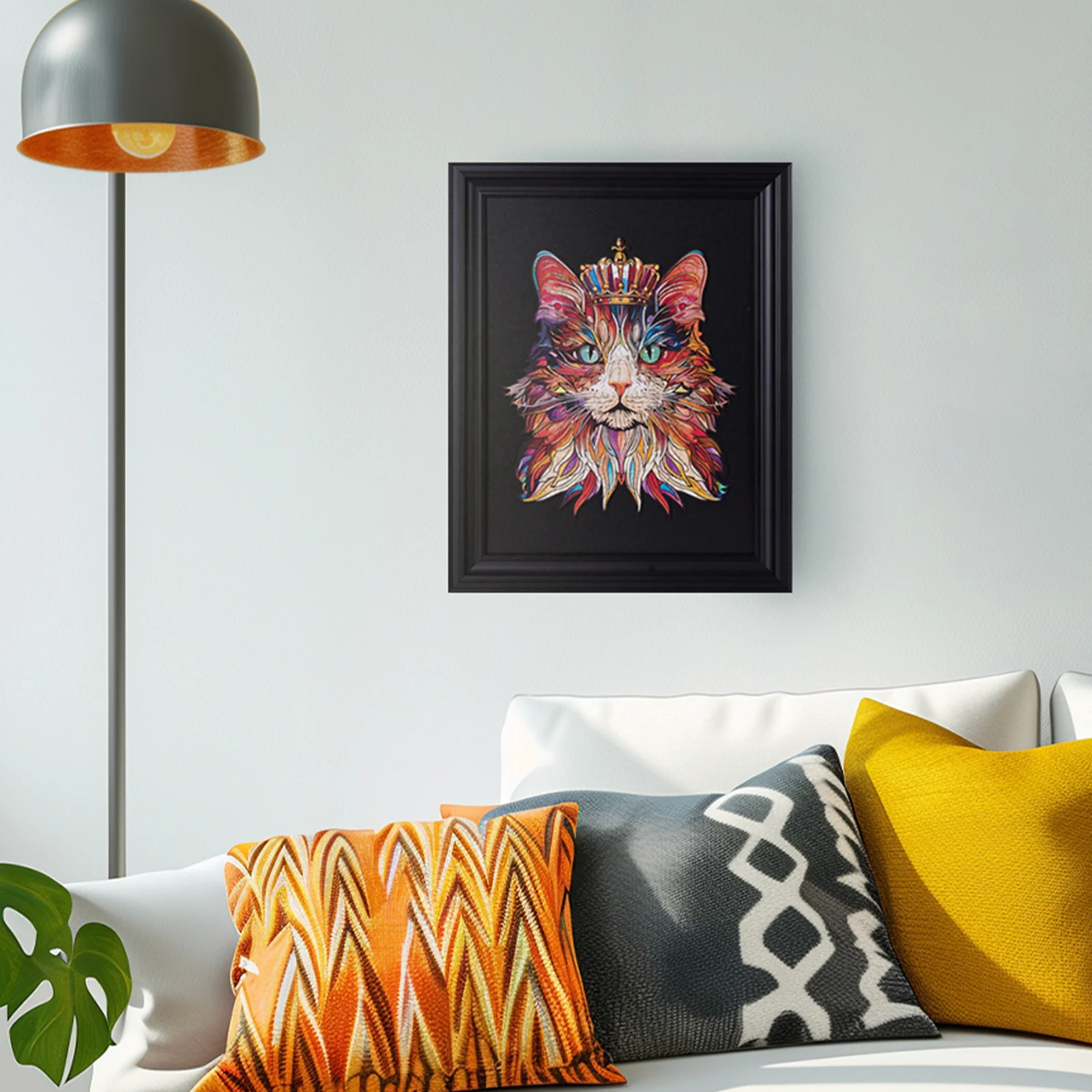 Rowood Cat King Wooden Jigsaw Puzzle - Image 2