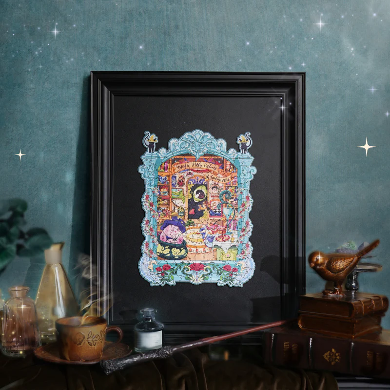 Rowood Magic Kitty's Home Wooden Jigsaw Puzzle TA009 - Image 2