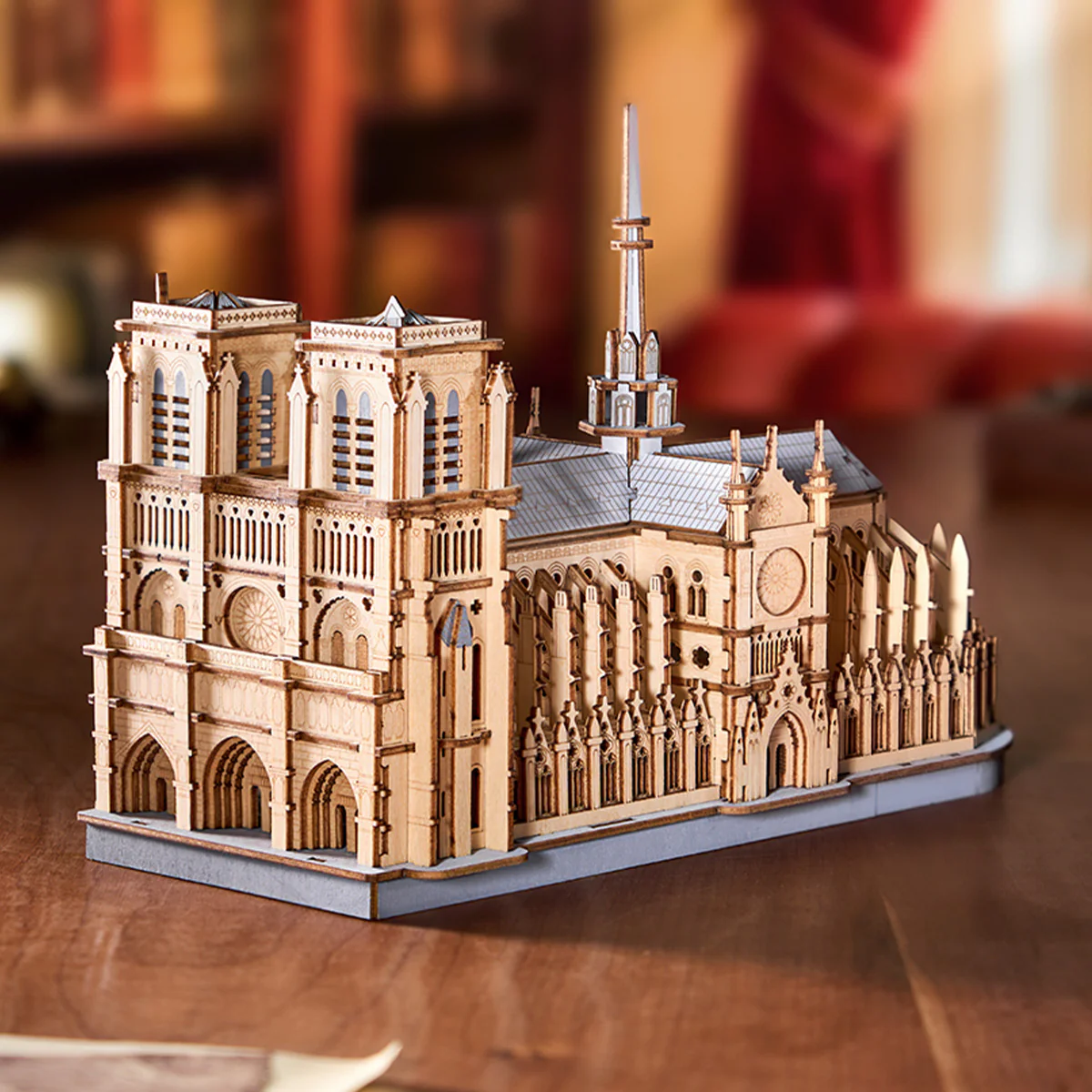 Rowood Paris Cathedral 3D Wooden Puzzle TG511 - Image 3